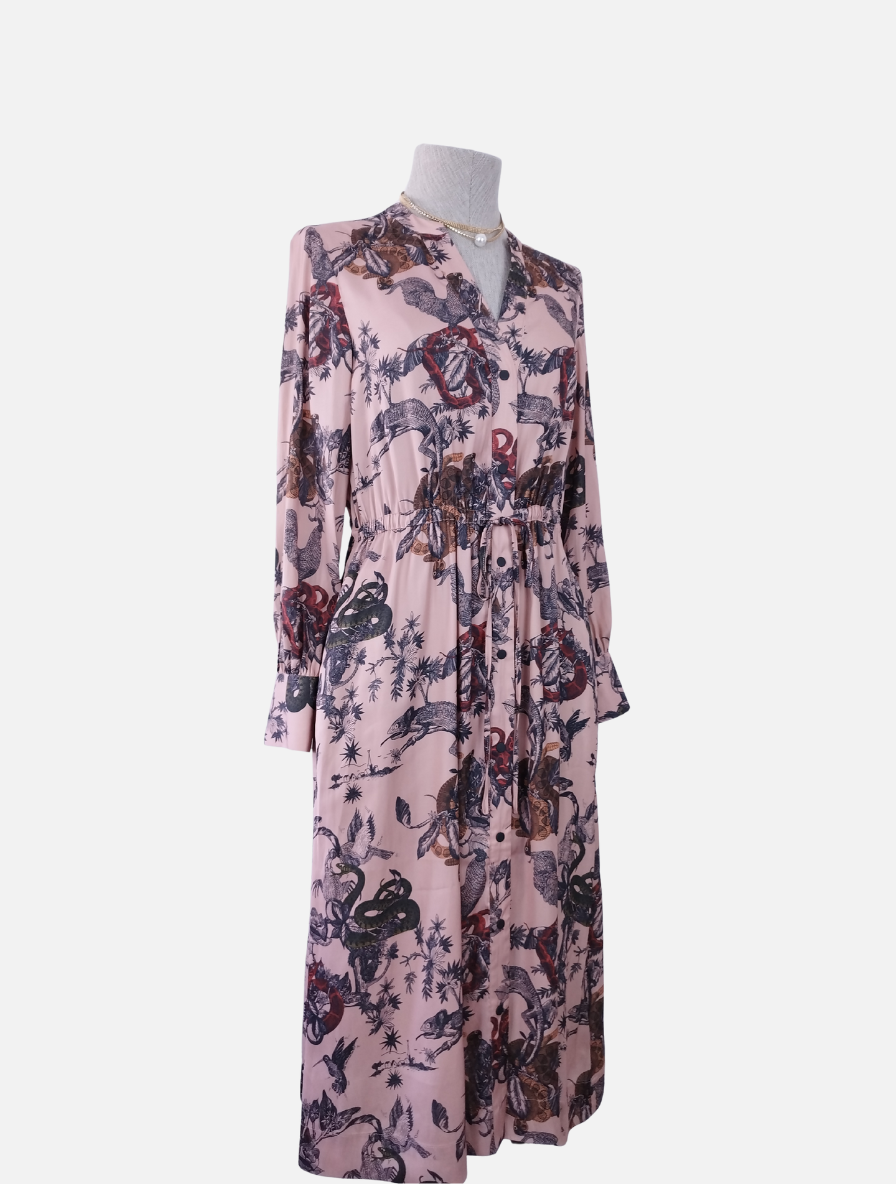 Vestido SCOTCH & SODA Midi Camisero Floral