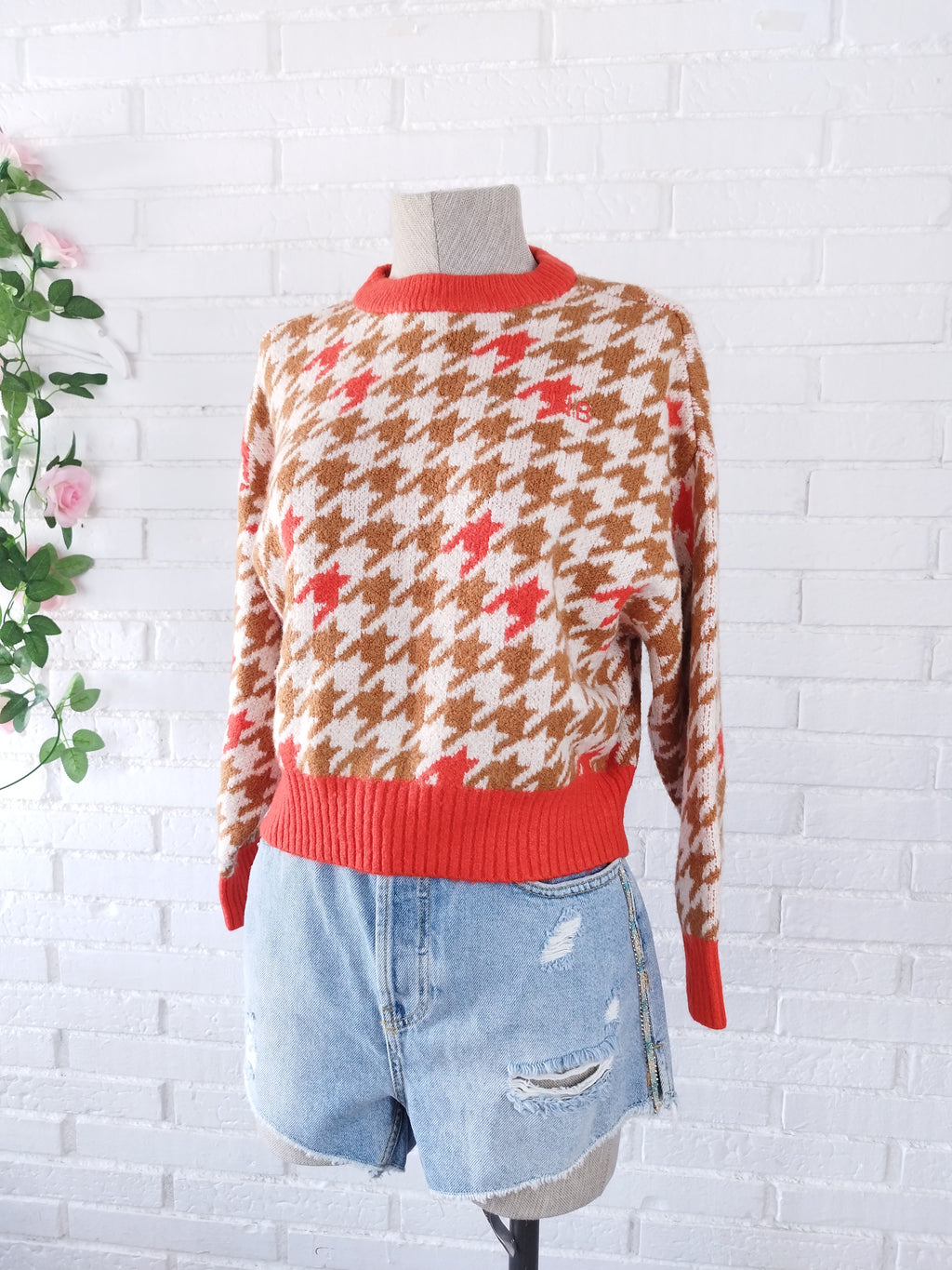 Jersey HAMPTON BAYS Punto Pata de Gallo Vichy Style