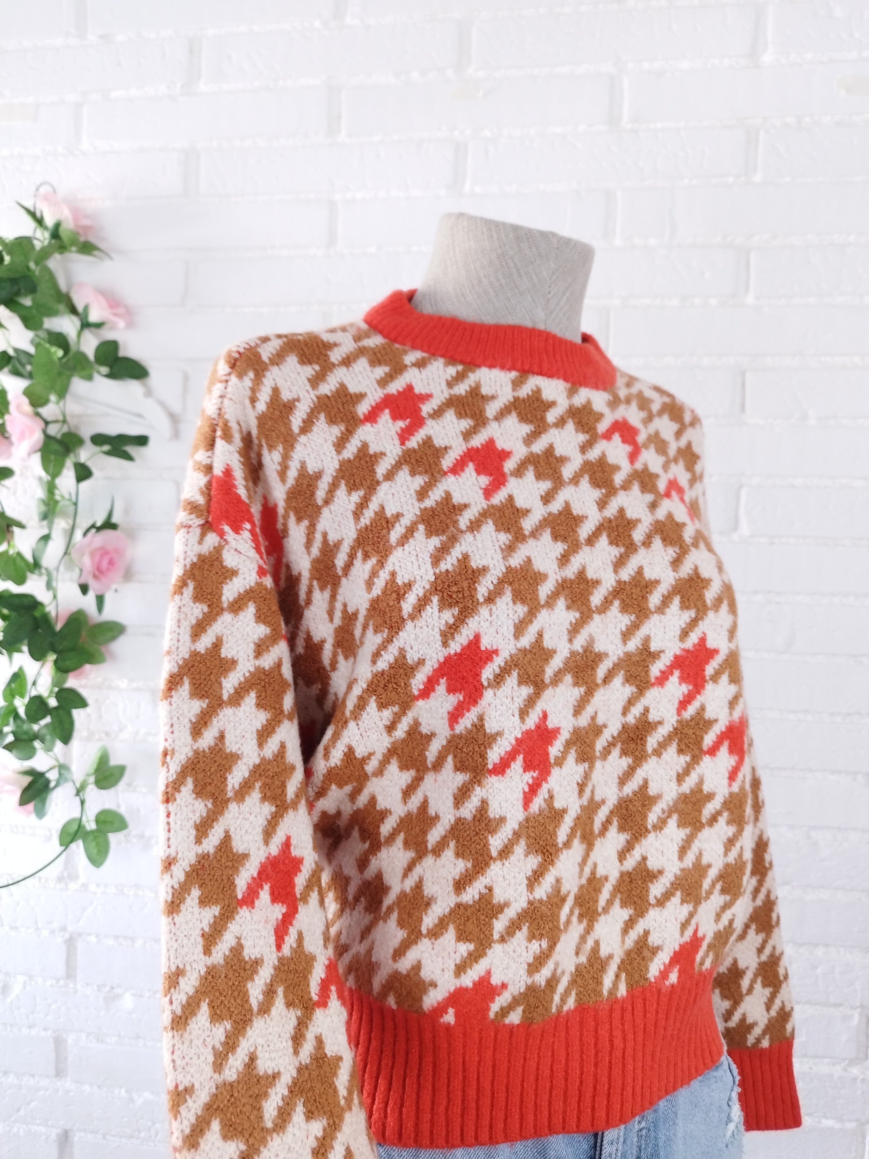 Jersey HAMPTON BAYS Punto Pata de Gallo Vichy Style