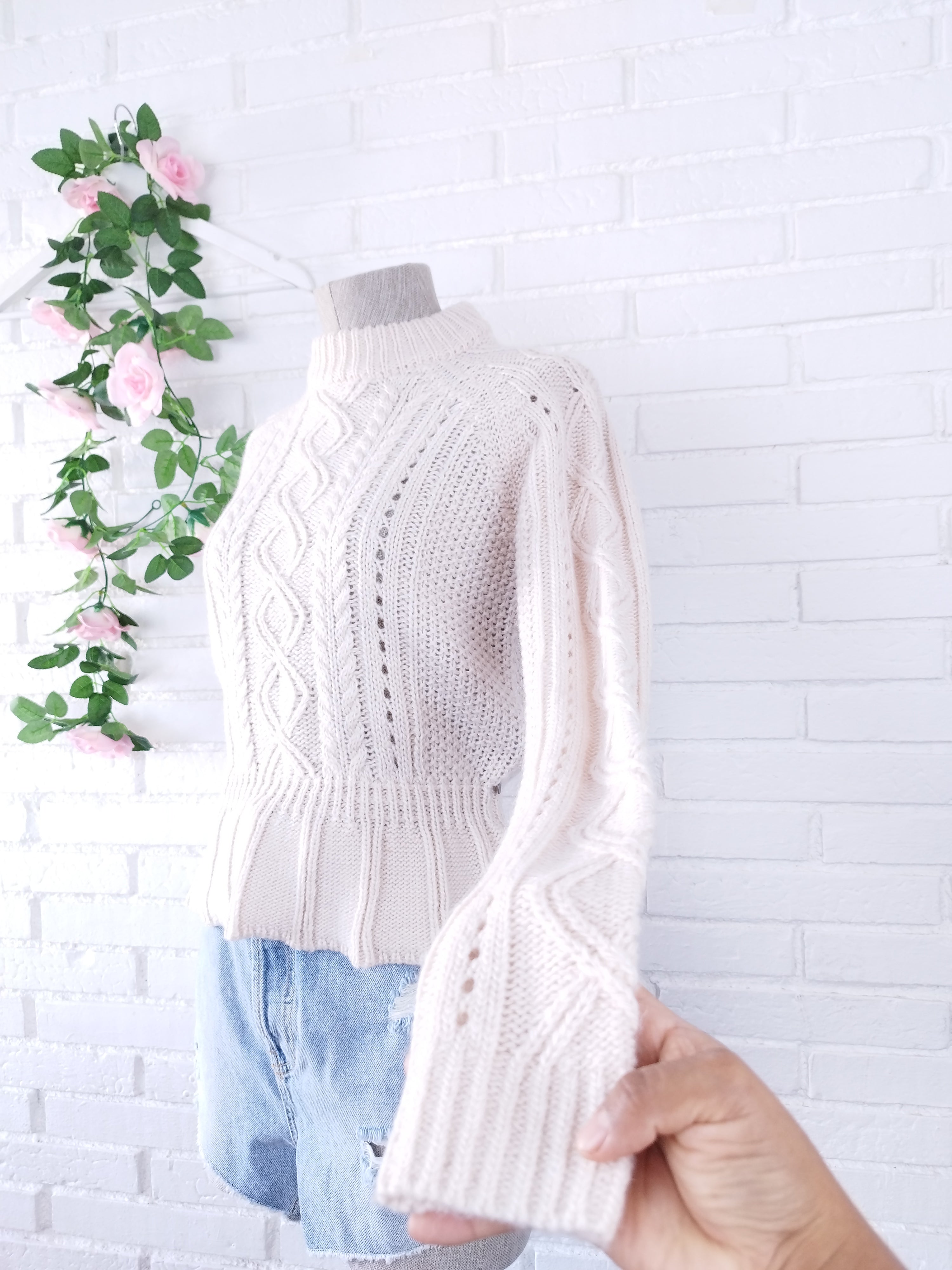 Jersey SCOTCH & SODA Punto Trenzado Jacquard Lana Alpaca