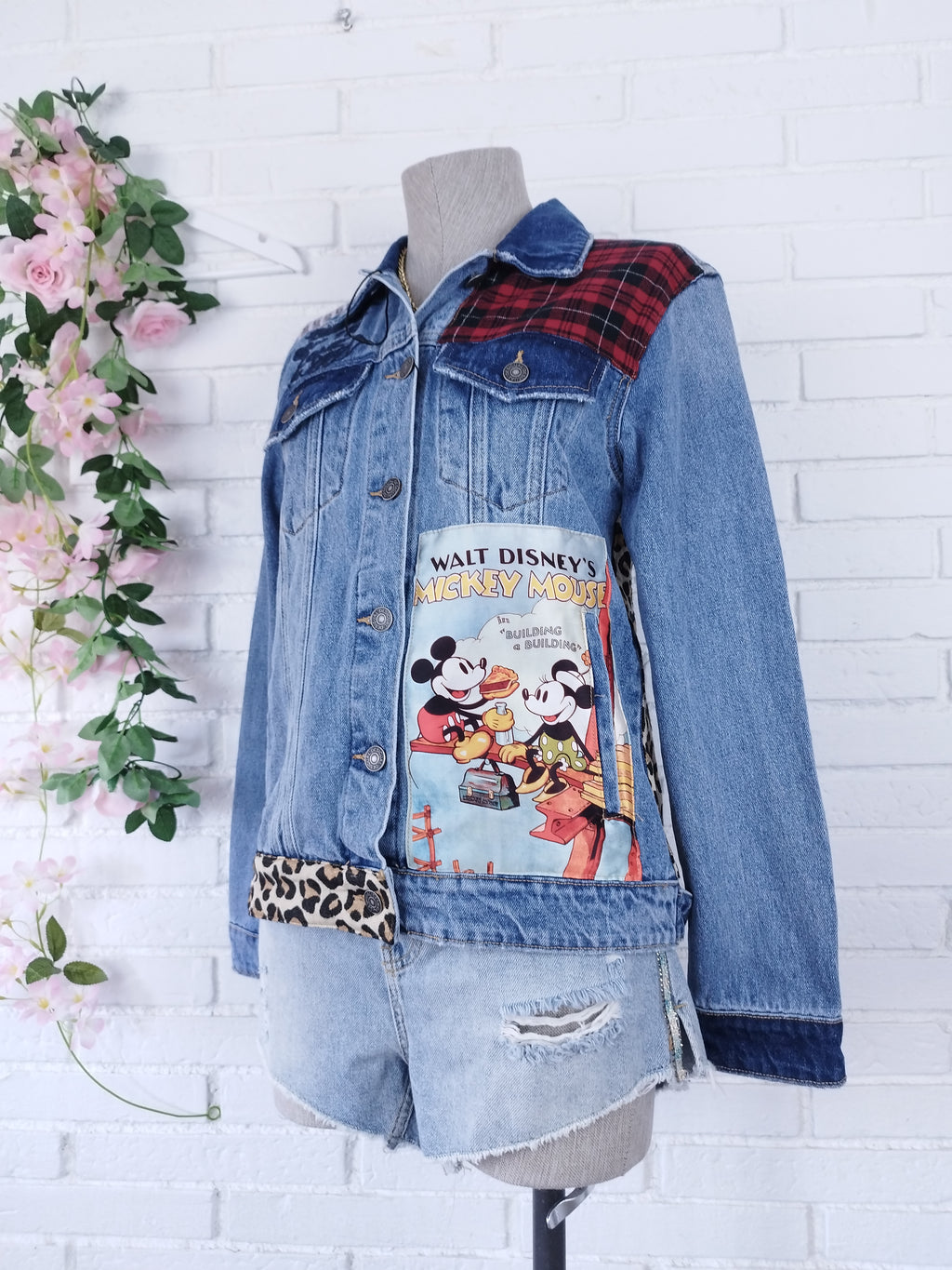 Chaqueta DESIGUAL Vaquera Azul Mickey Mouse