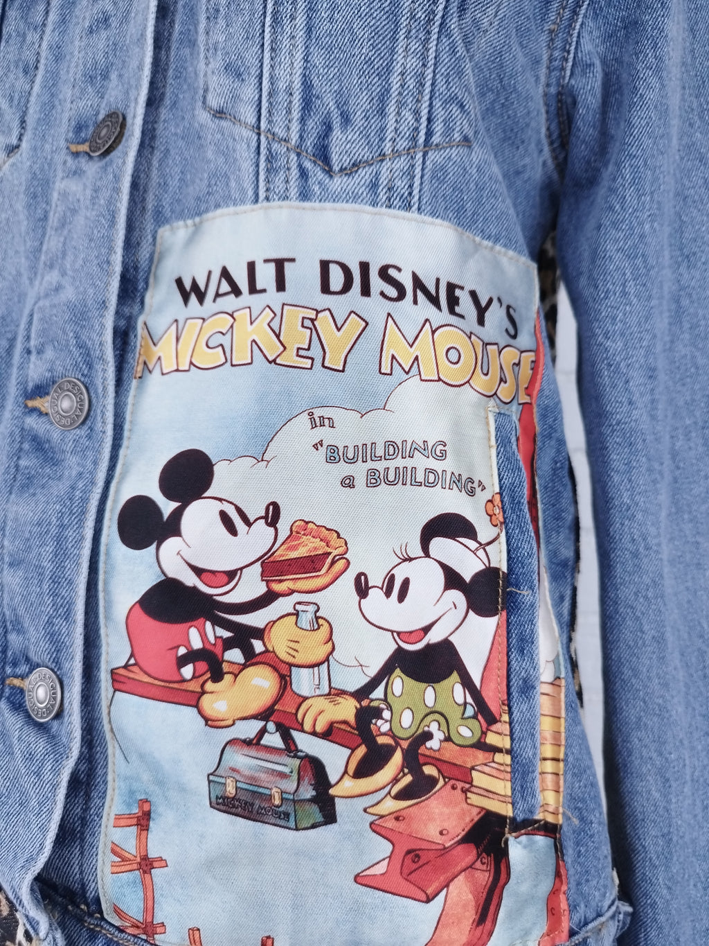 Chaqueta DESIGUAL Vaquera Azul Mickey Mouse
