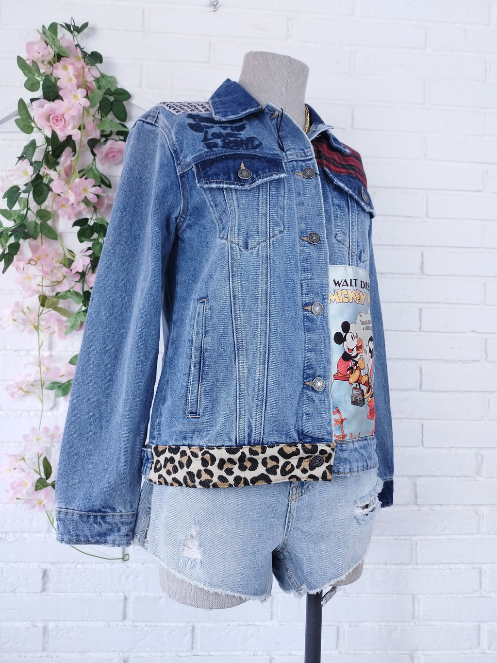 Chaqueta DESIGUAL Vaquera Azul Mickey Mouse