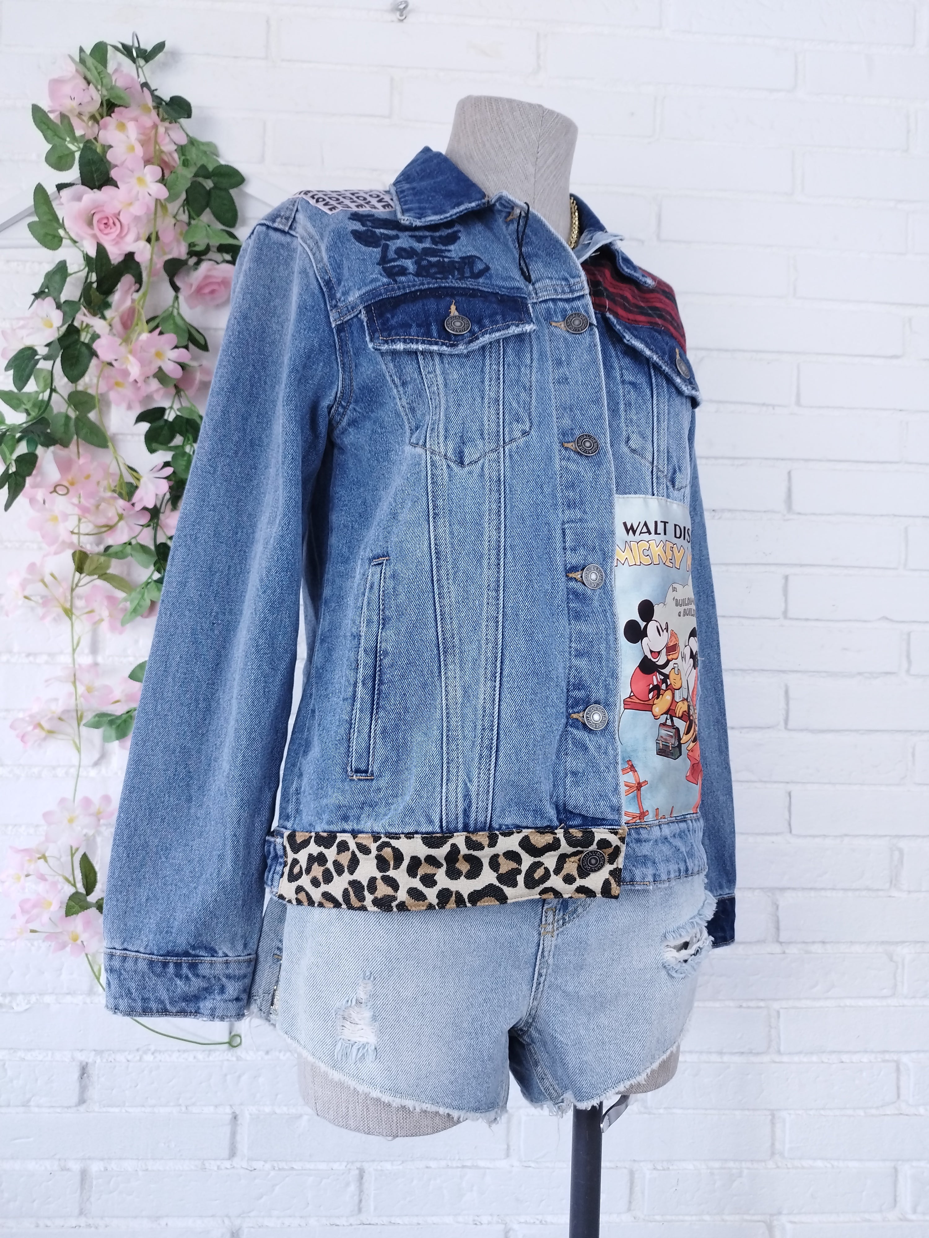 Chaqueta DESIGUAL Vaquera Azul Mickey Mouse