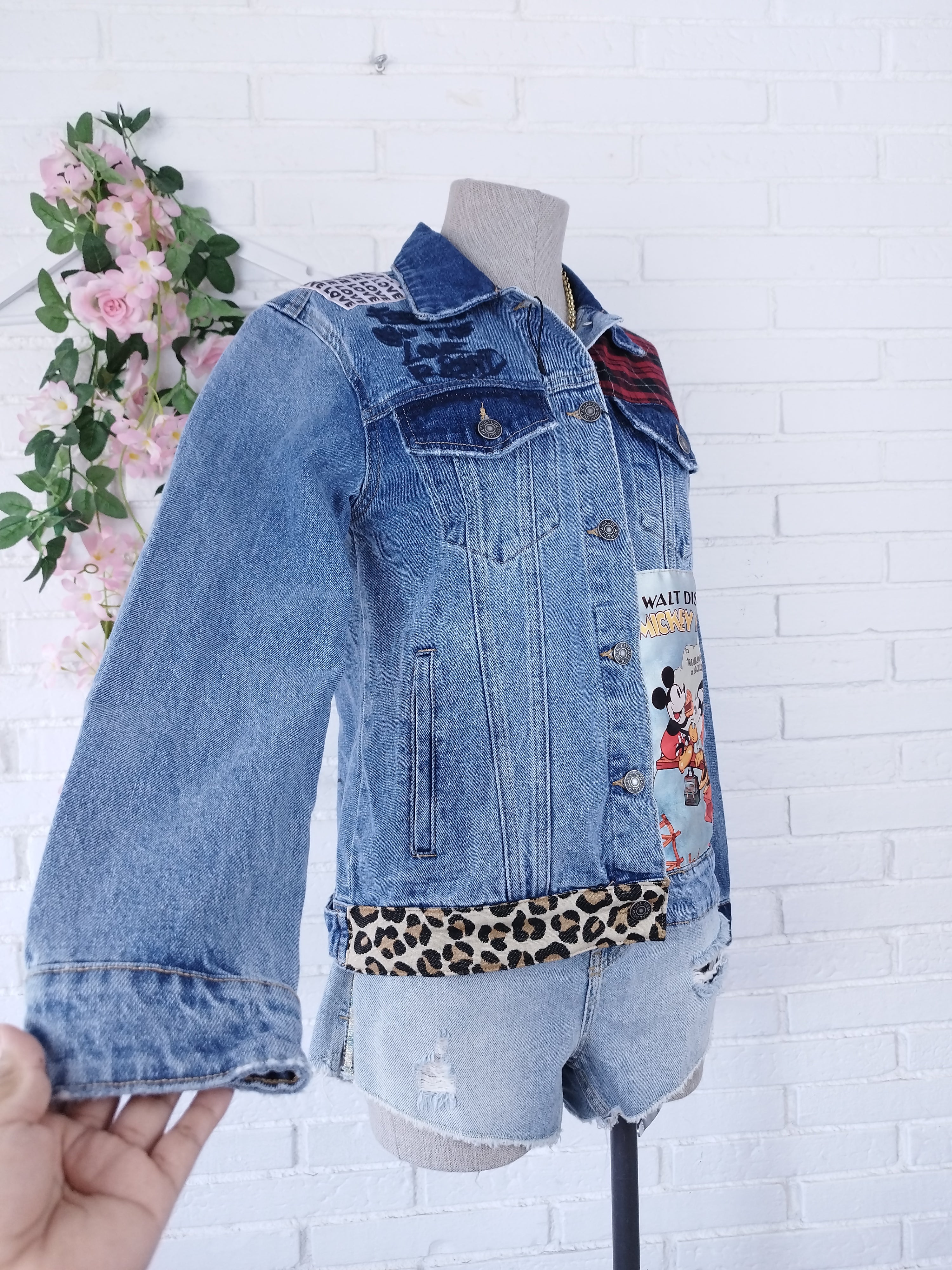 Chaqueta DESIGUAL Vaquera Azul Mickey Mouse