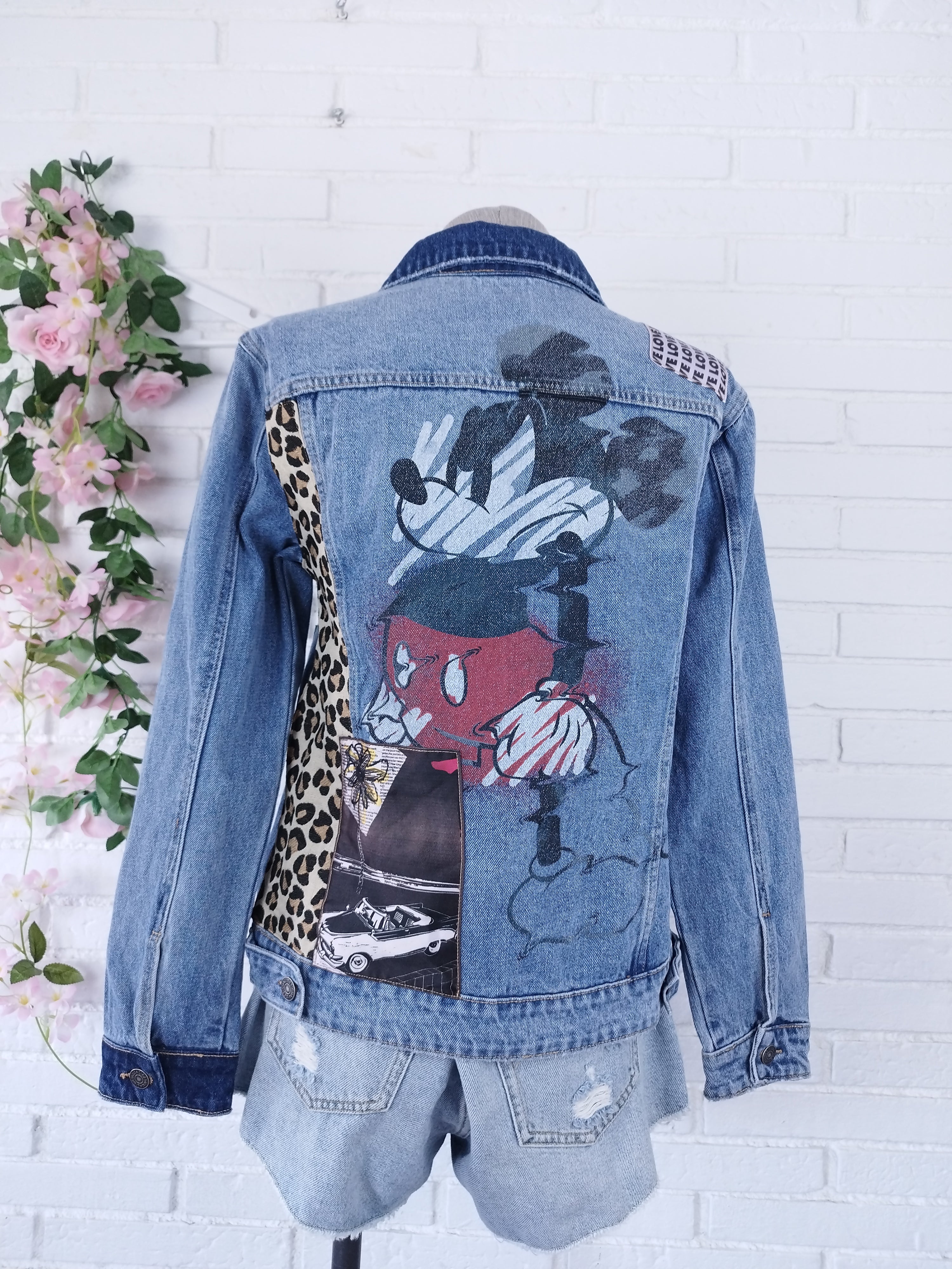 Chaqueta DESIGUAL Vaquera Azul Mickey Mouse