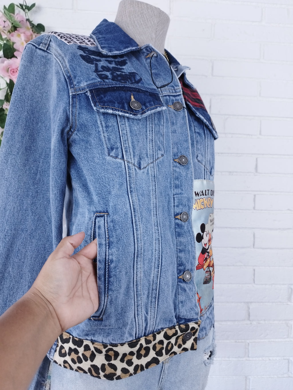 Chaqueta DESIGUAL Vaquera Azul Mickey Mouse