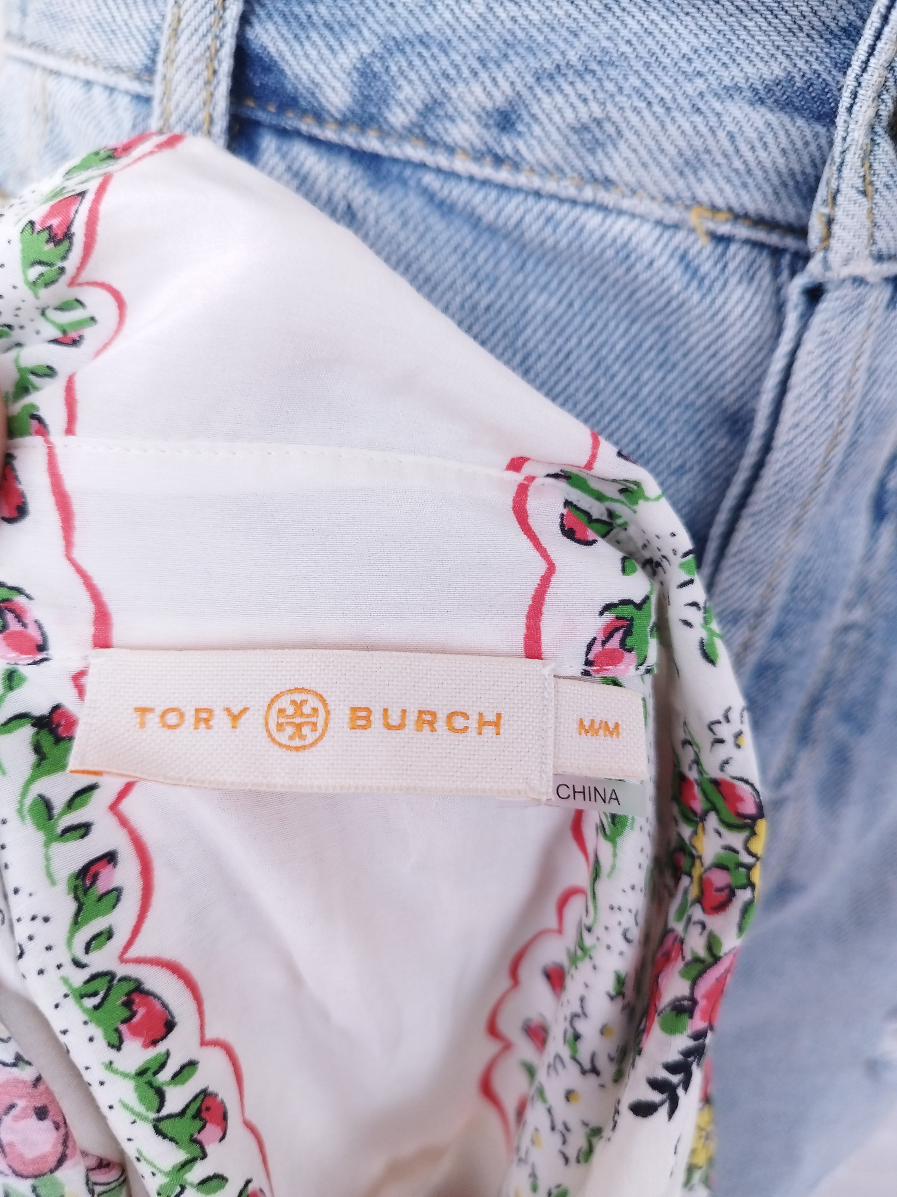 Blusa Larga TODY BURCH Floral Ligera