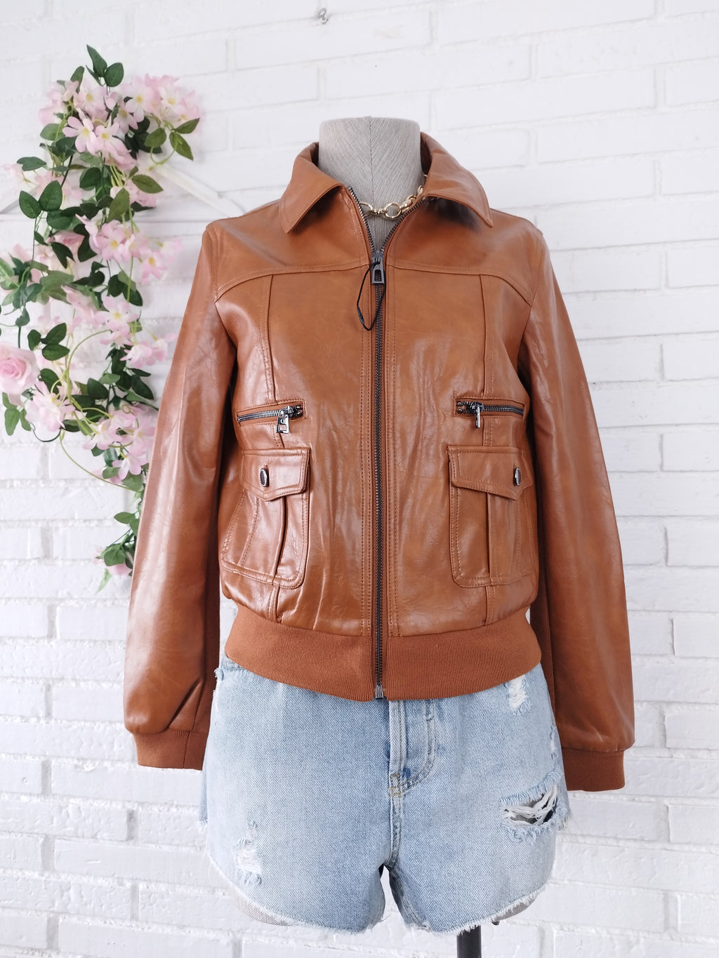 Chaqueta DESIGUAL  Polipiel Style Aviador