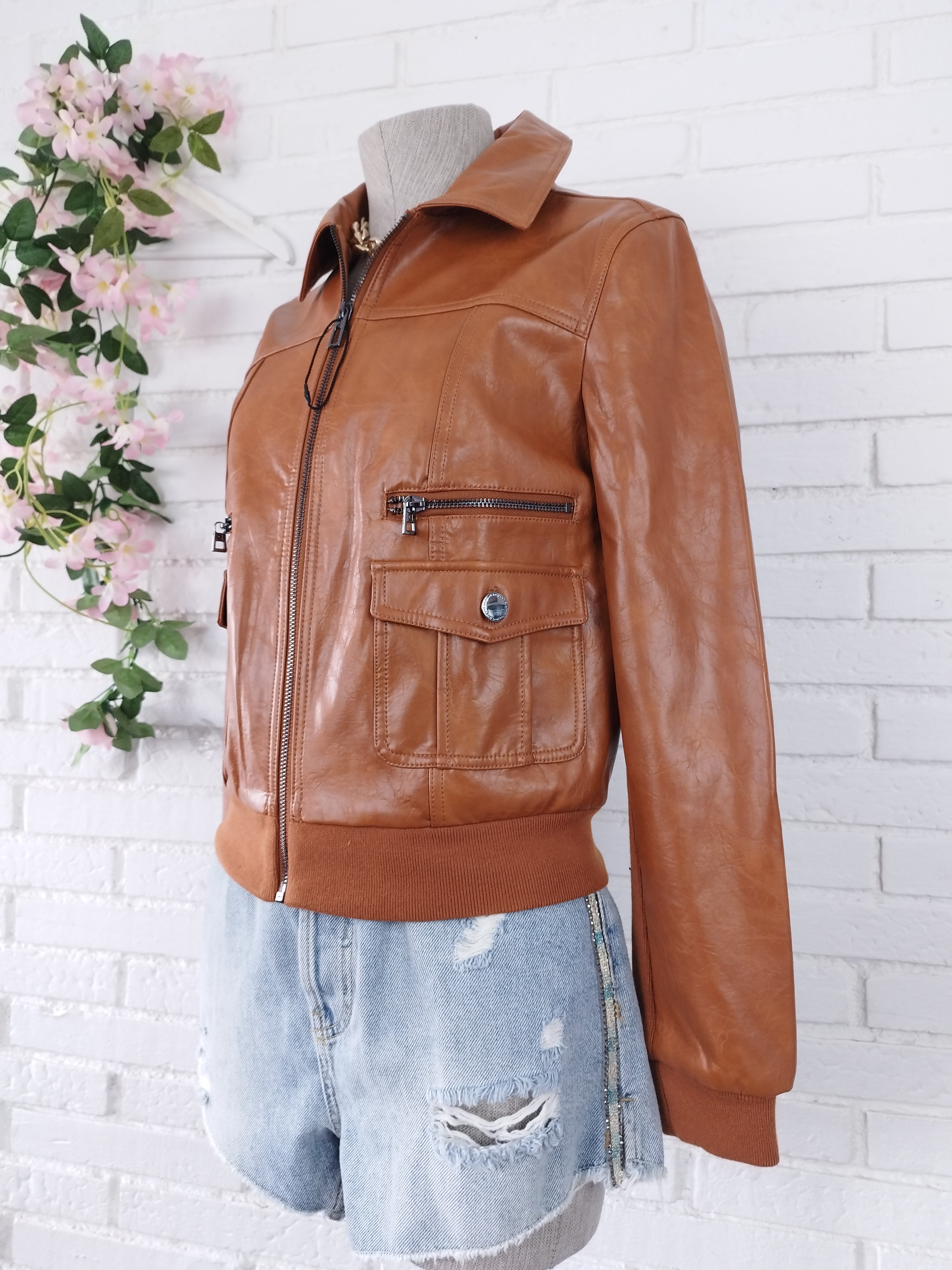 Chaqueta DESIGUAL  Polipiel Style Aviador