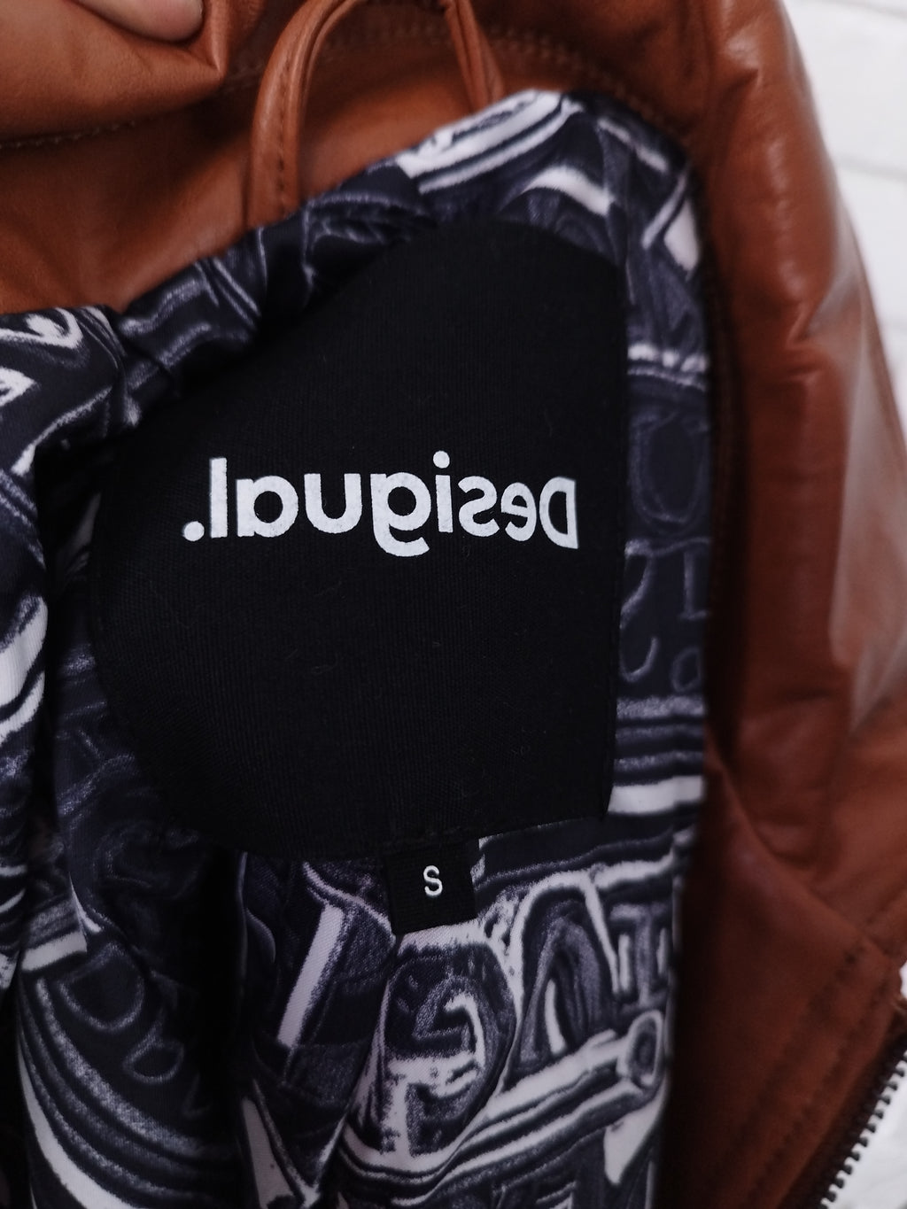 Chaqueta DESIGUAL  Polipiel Style Aviador