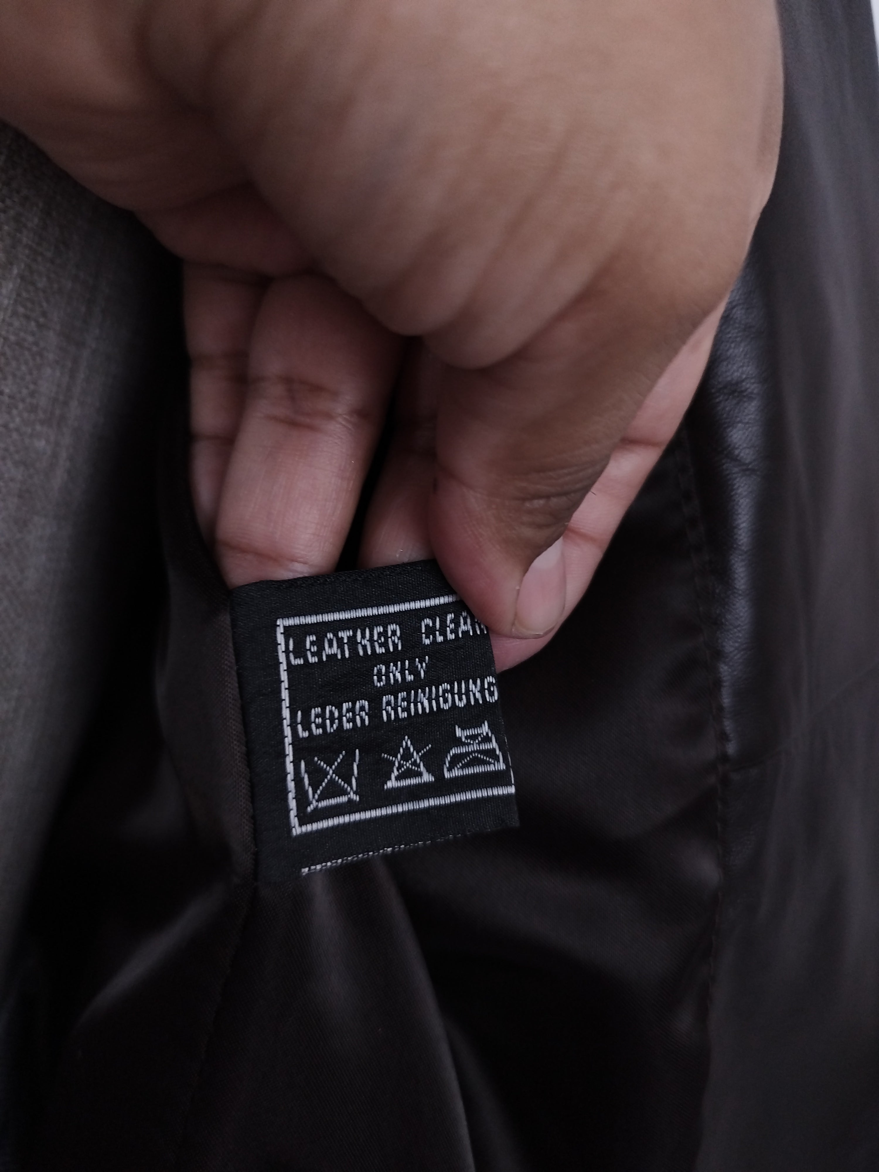 Vintage 90s Leather Jacket — Brown Moto Street Style