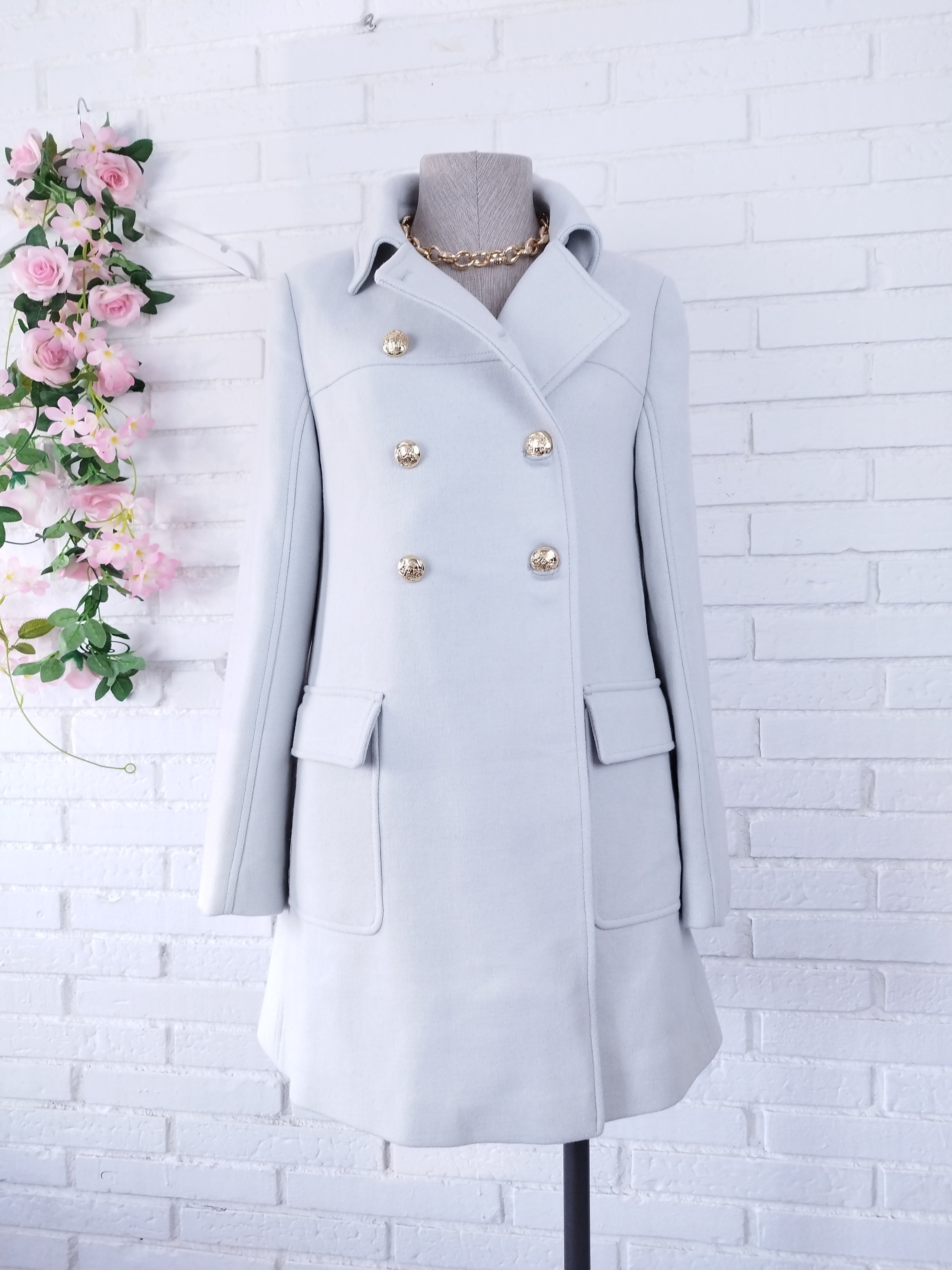 Abrigo Corto ZARA  Lana