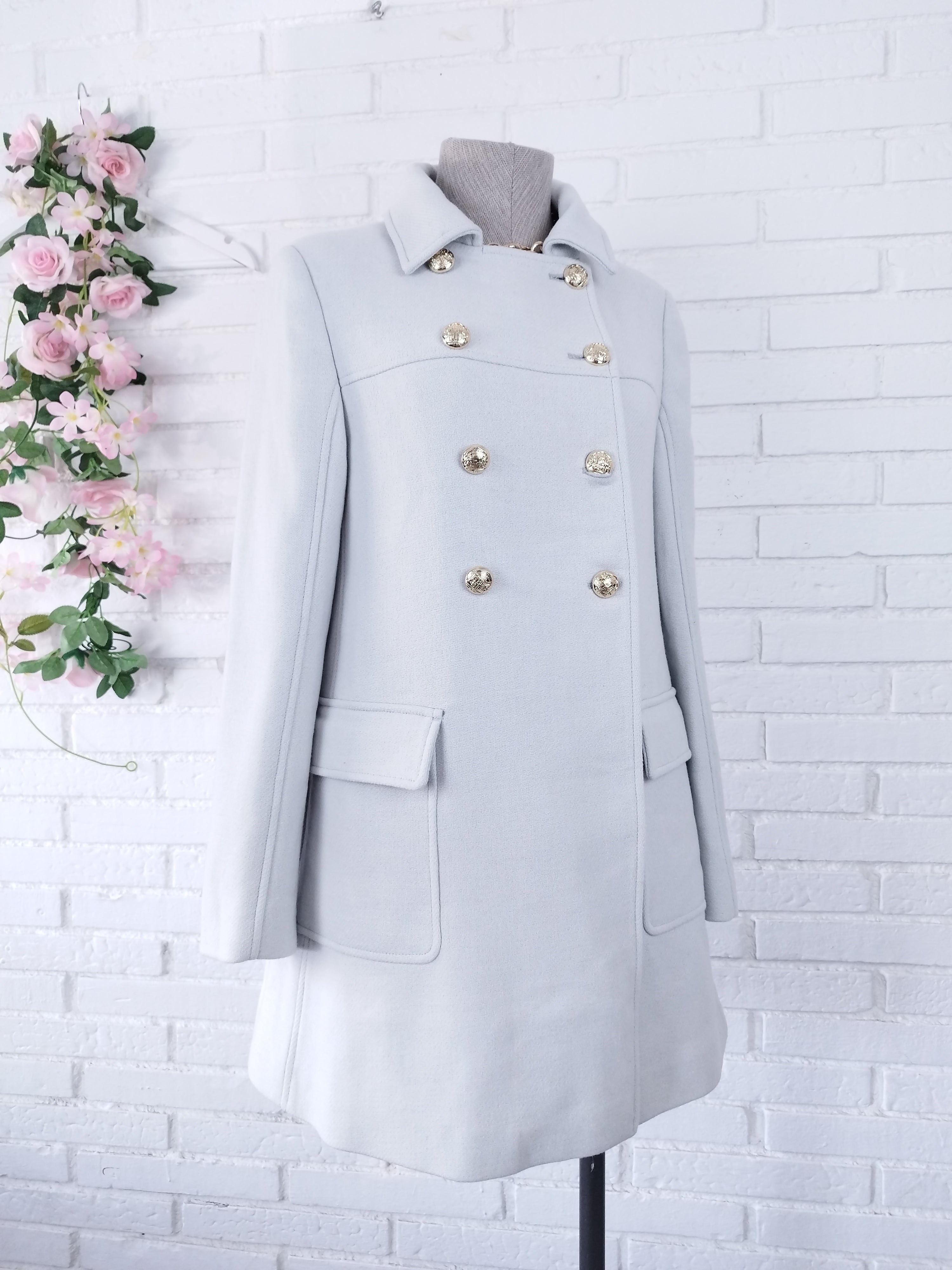 Abrigo Corto ZARA  Lana