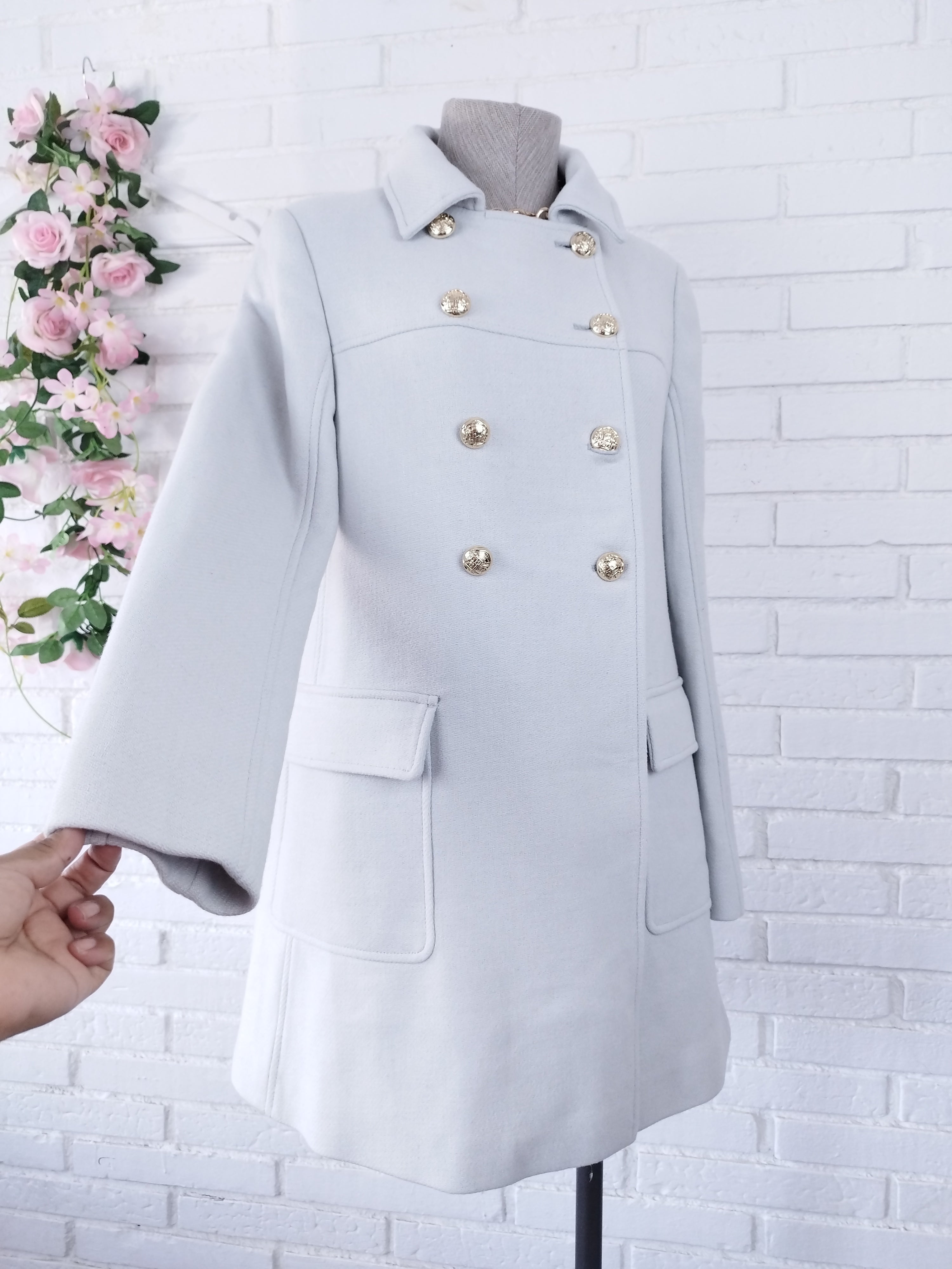 Abrigo Corto ZARA  Lana