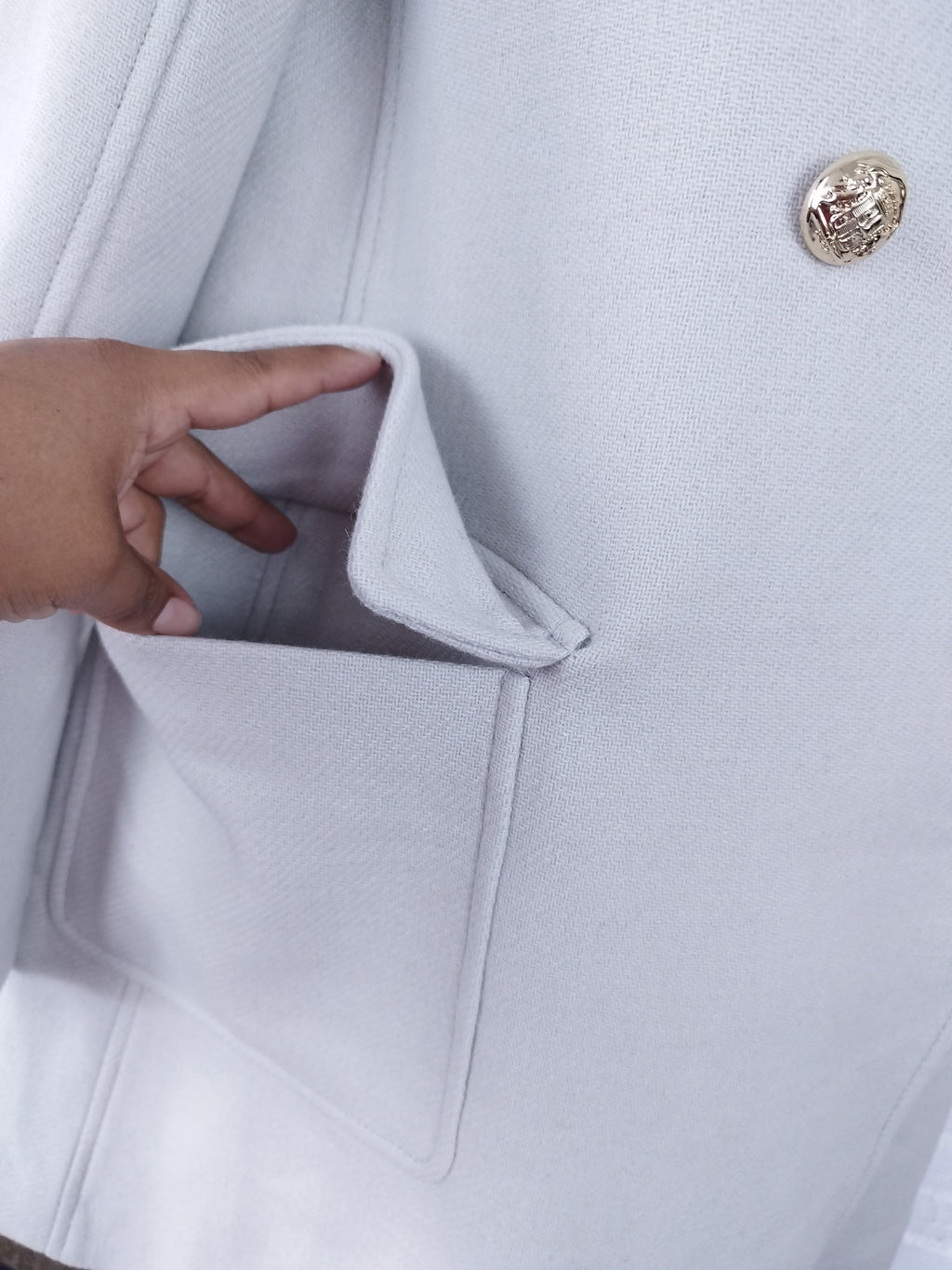 Abrigo Corto ZARA  Lana