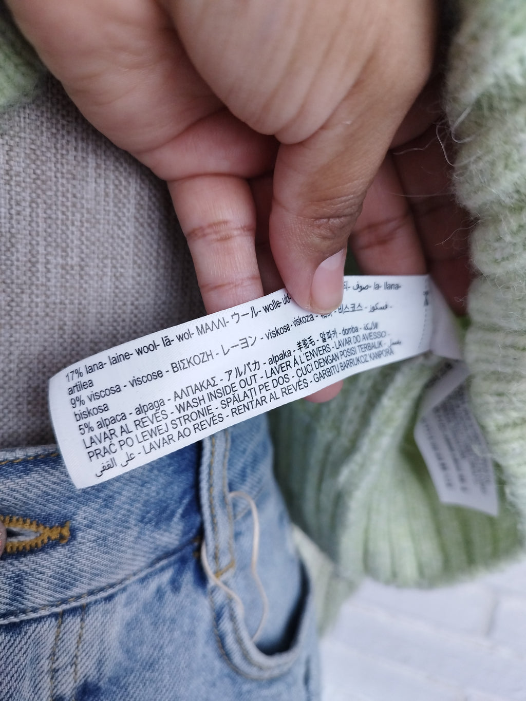 Jersey MASSIMO DUTTI  Canalé Lana Alpaca