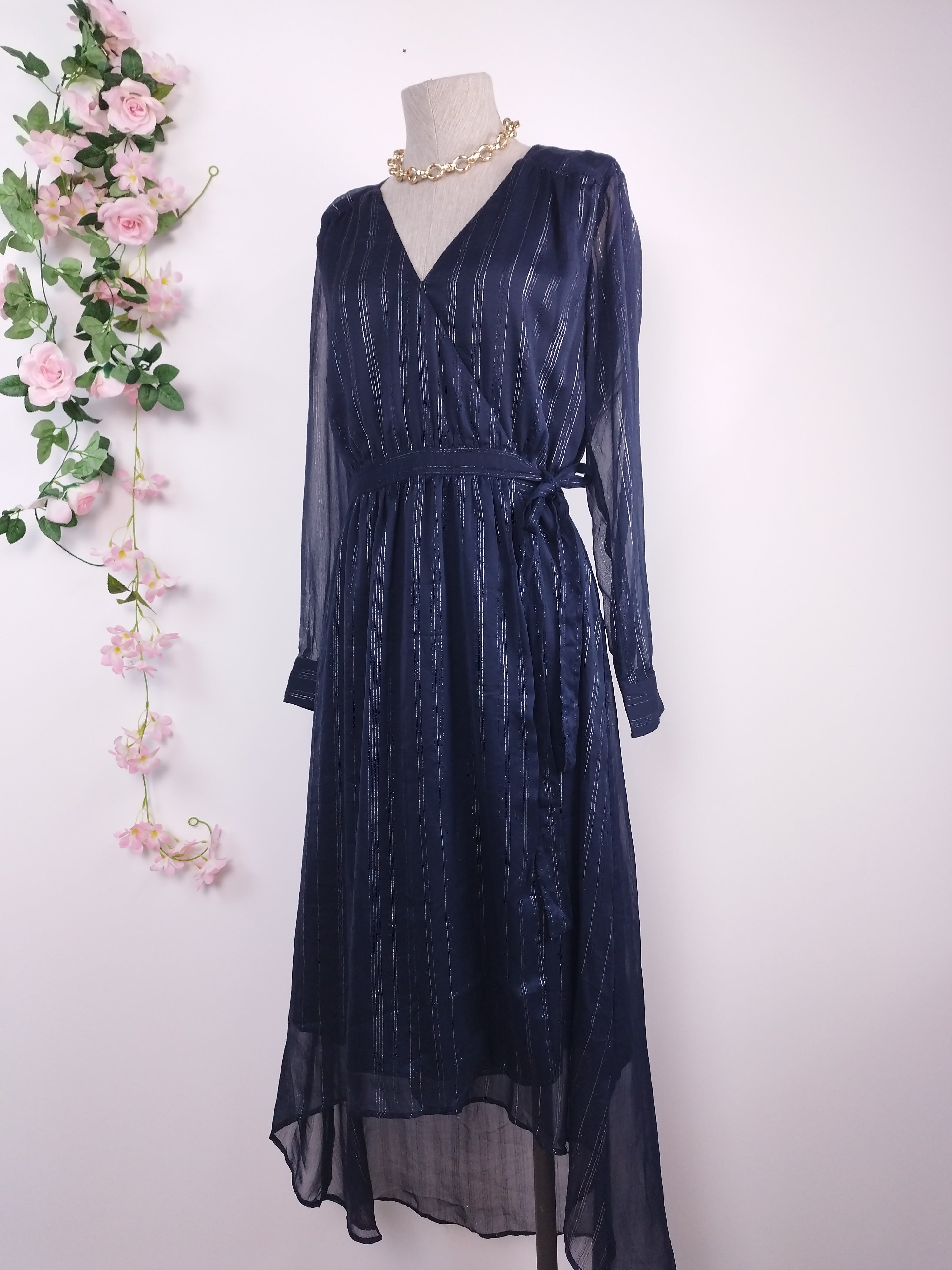 Vestido SCOTCH & SODA Fiesta Cruzados Asimétrico