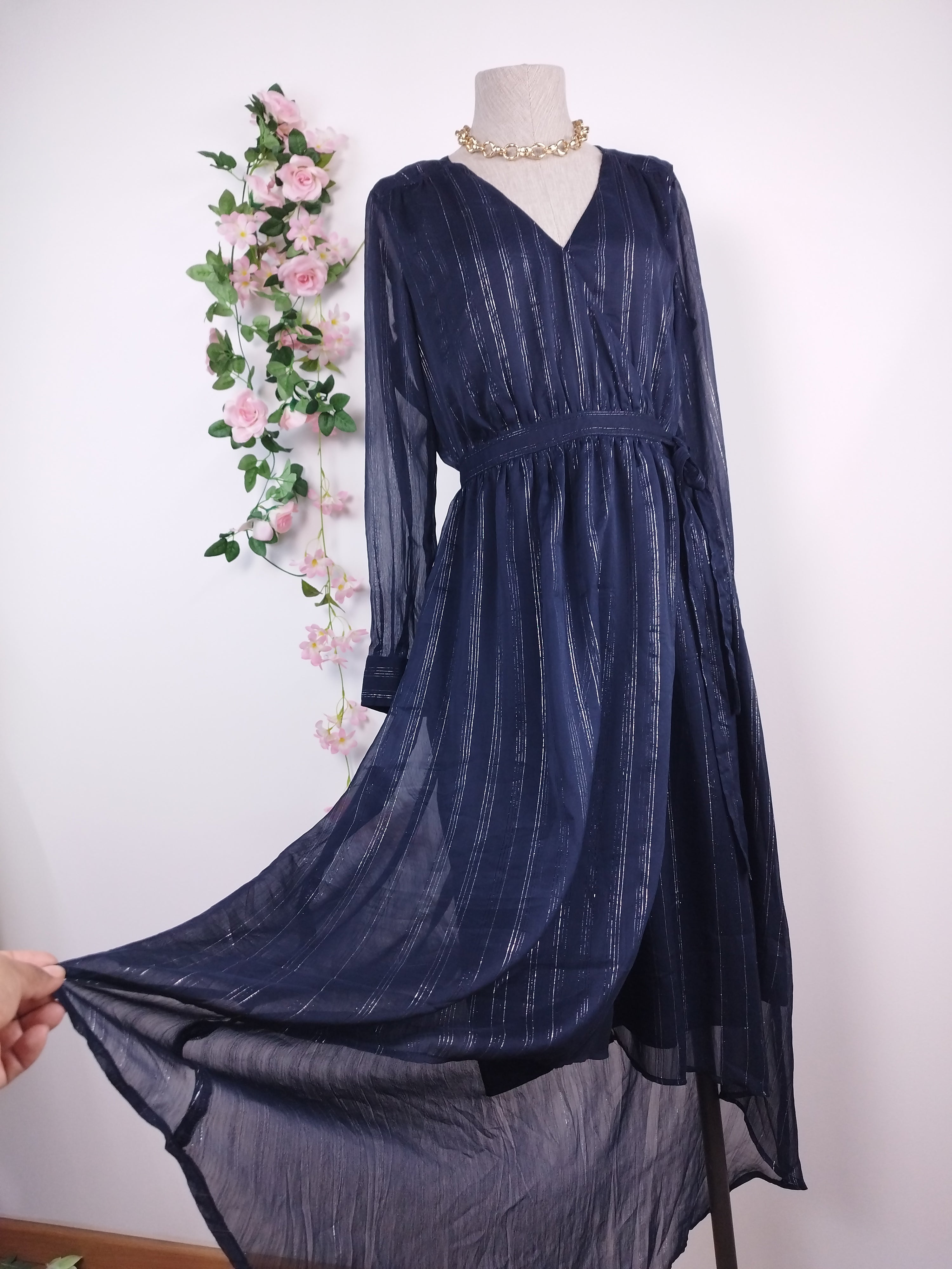 Vestido SCOTCH & SODA Fiesta Cruzados Asimétrico