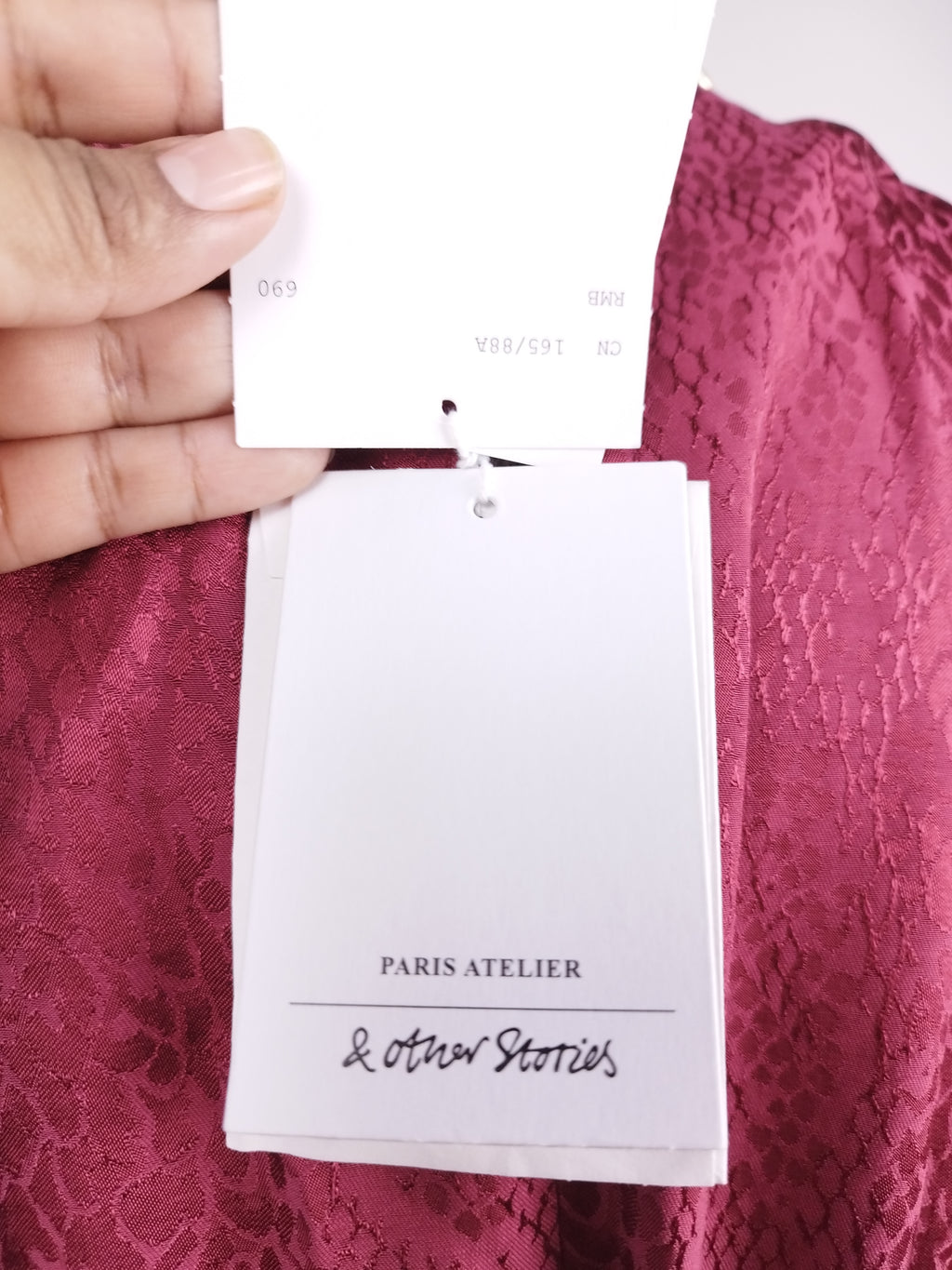 Vestido & OTHER STORIES Fiesta fruncido corto