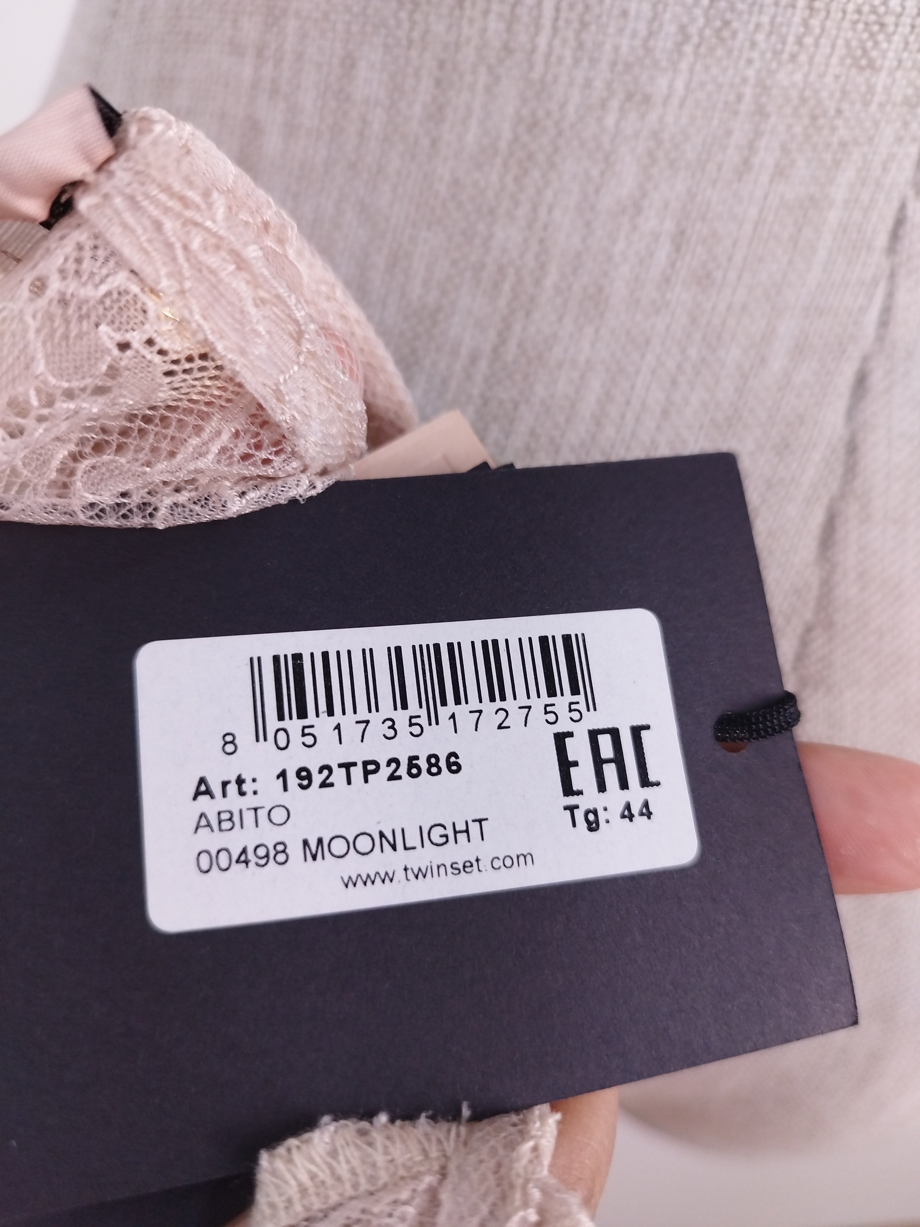 Vestido Twinset Encaje Ibicenco Romántico