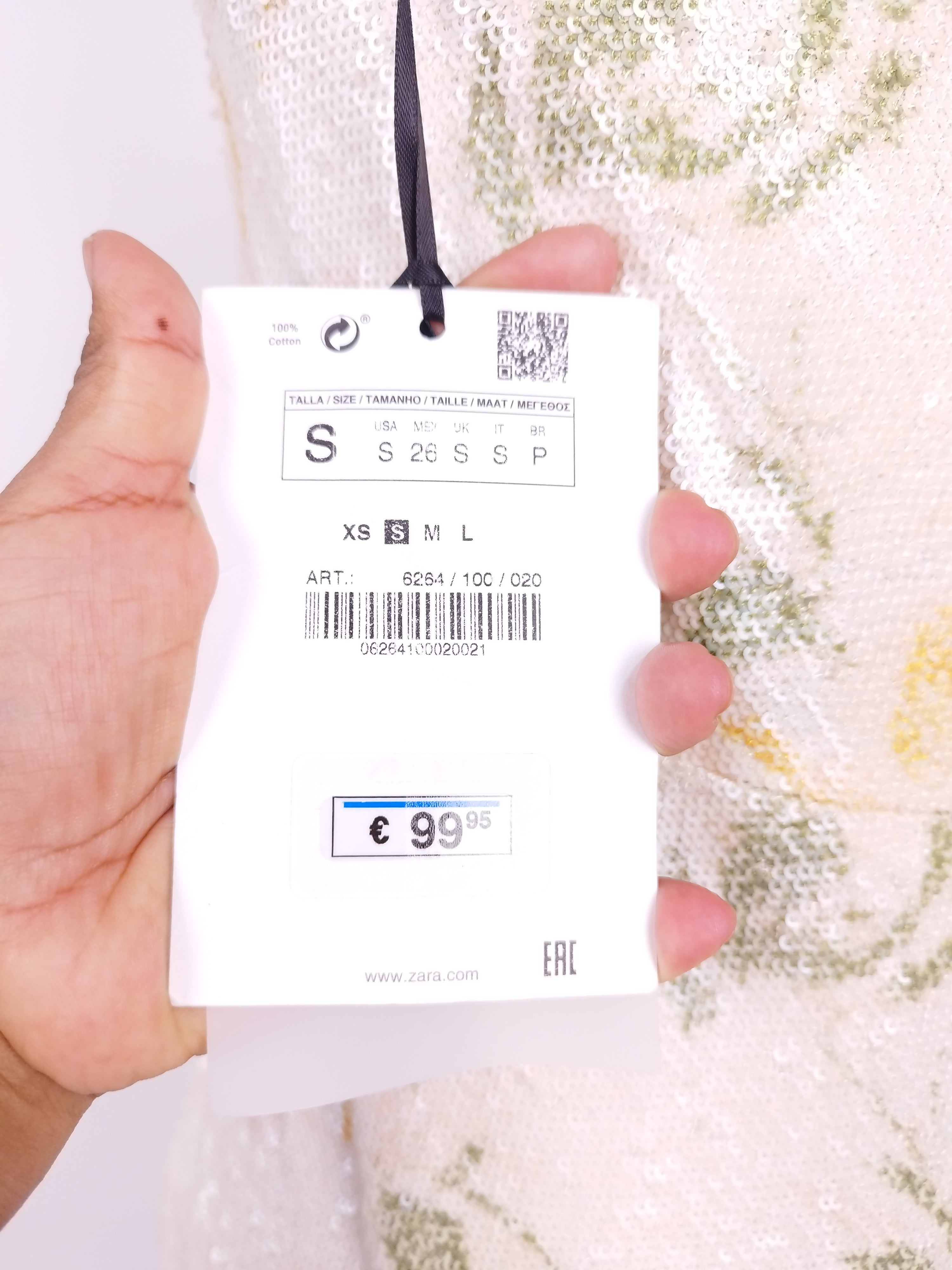 Vestido ZARA  Lentejuelas Fiesta Ibicenco