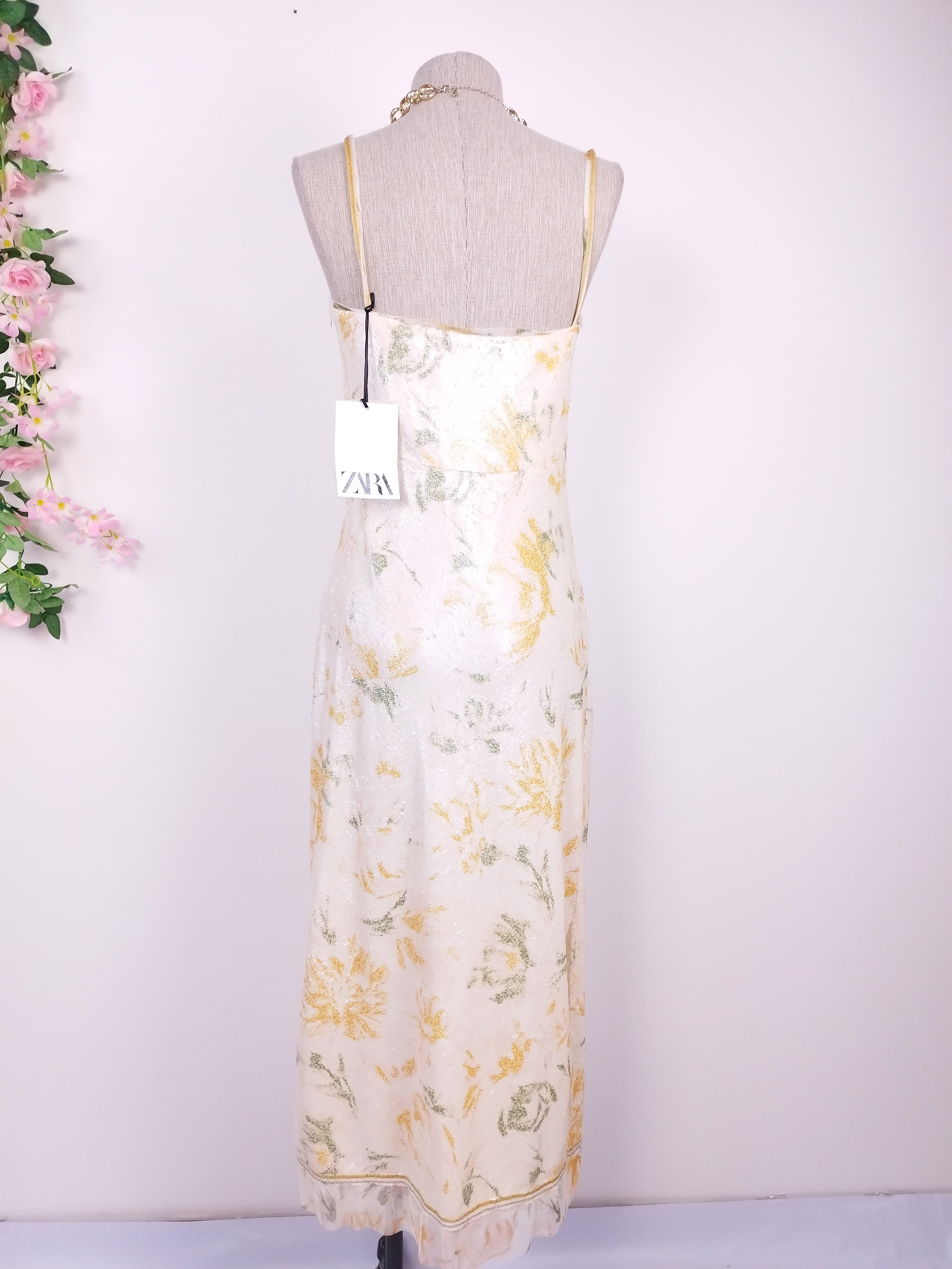 Vestido ZARA  Lentejuelas Fiesta Ibicenco