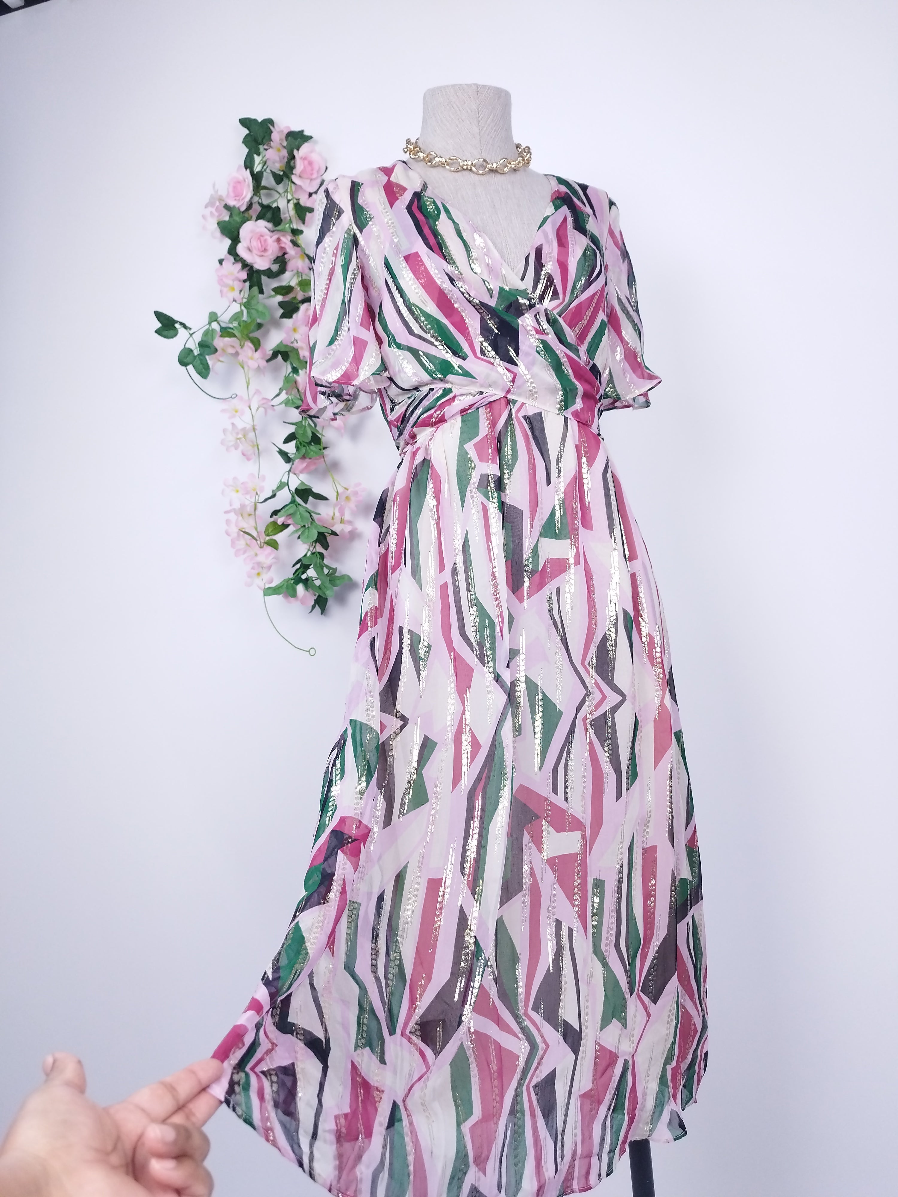 Vestido  BA & SH fiesta Largo  Cruzado