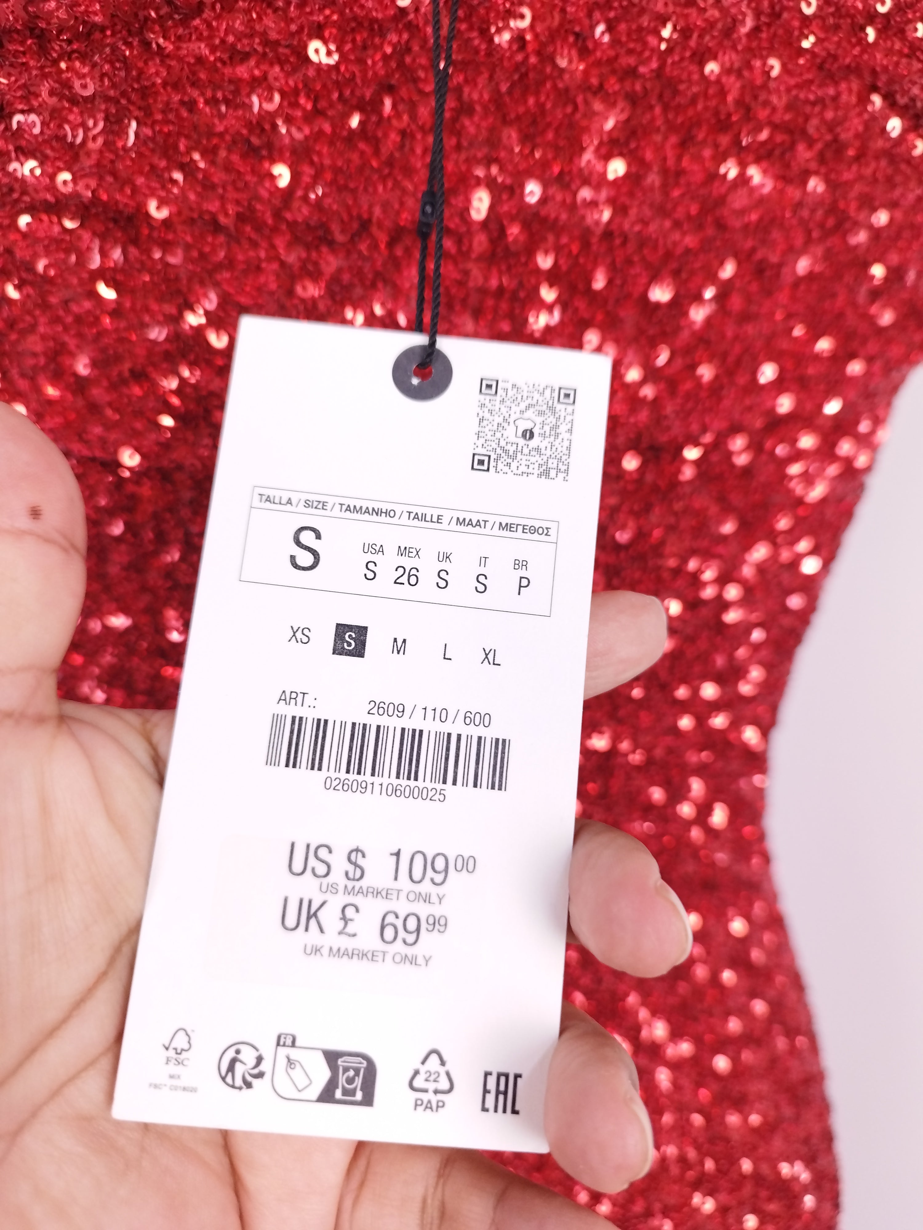 Vestido ZARA Midi Fiesta Lencero Lentejuelas