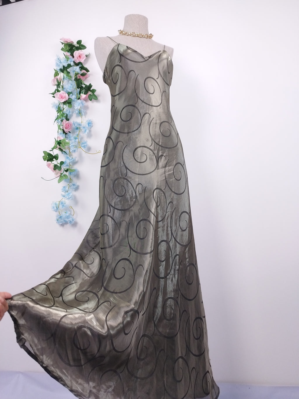 Vestido Fiesta VINTAGE Largo Lencero