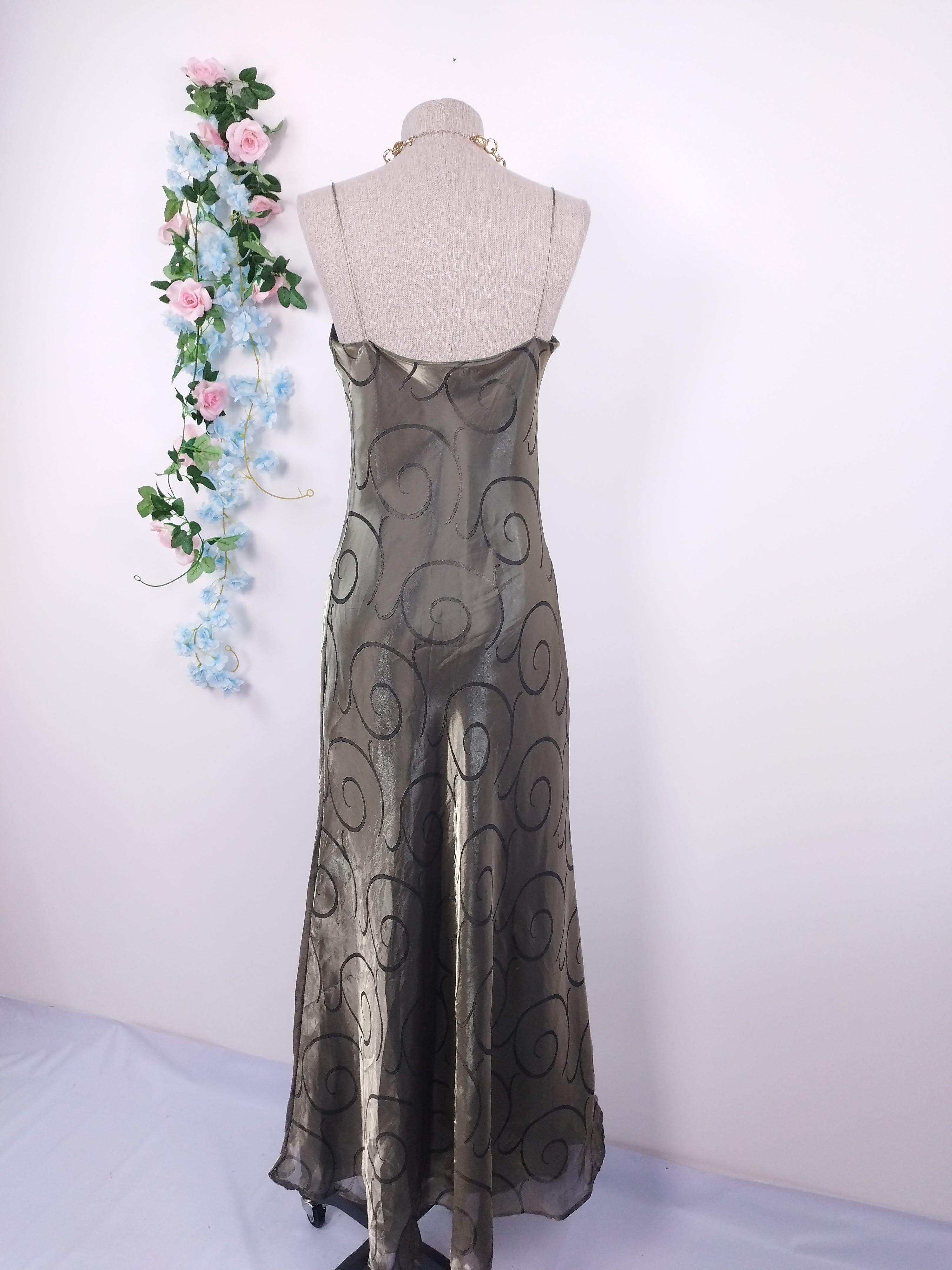 Vestido Fiesta VINTAGE Largo Lencero