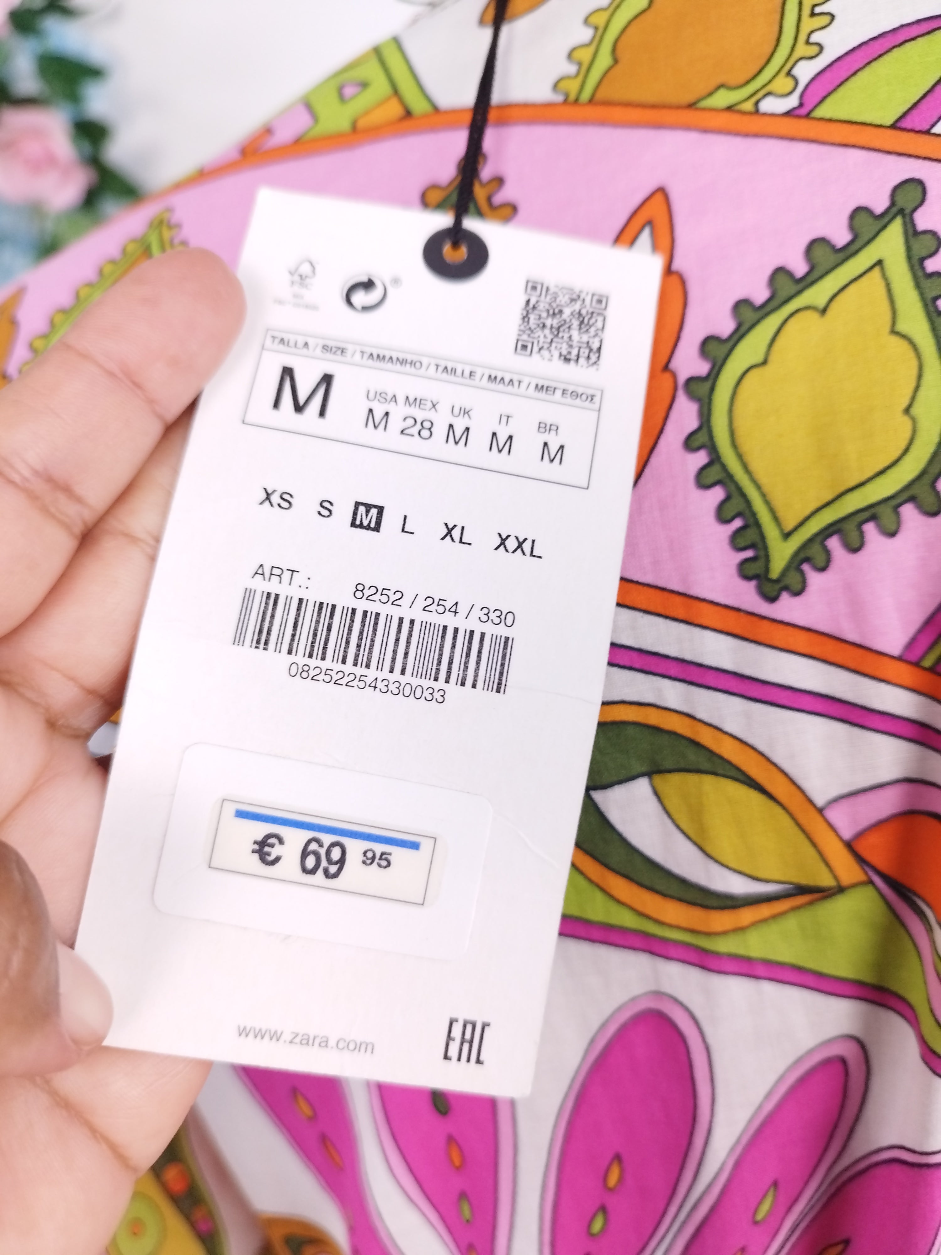 Vestido ZARA Maxi Ibicenco Algodón